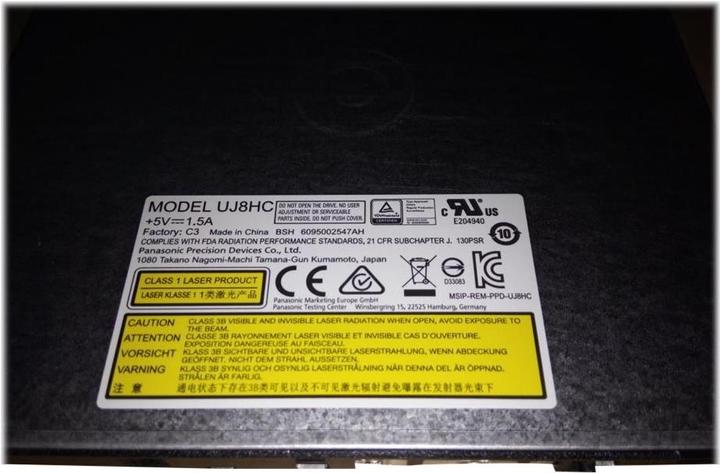 Actual product image Lenovo 25213110 Optical drive