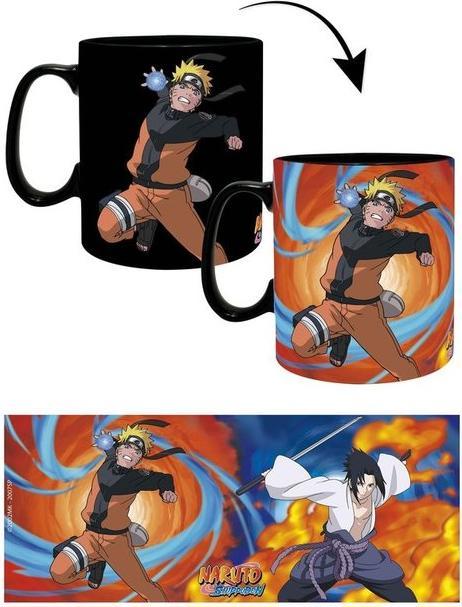 Produktbild ABYstyle Naruto Shippuden: Naruto vs. Sasuke - Thermo Effekt (460 ml, 1 x)