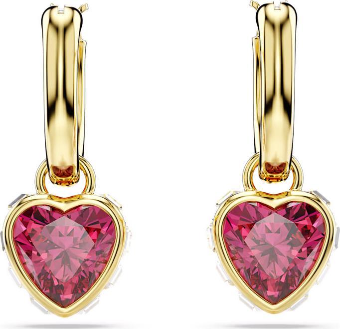 Immagine prodotto Swarovski Orecchini Stilla con cuore in oro rosso (Metallo Swarovski)