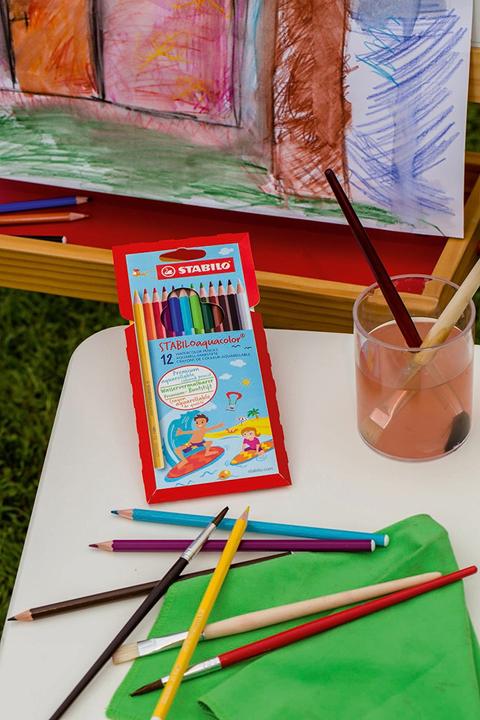 Produktbild STABILO aquacolor Aquarell-Buntstift (Mehrfarbig, 36 x)