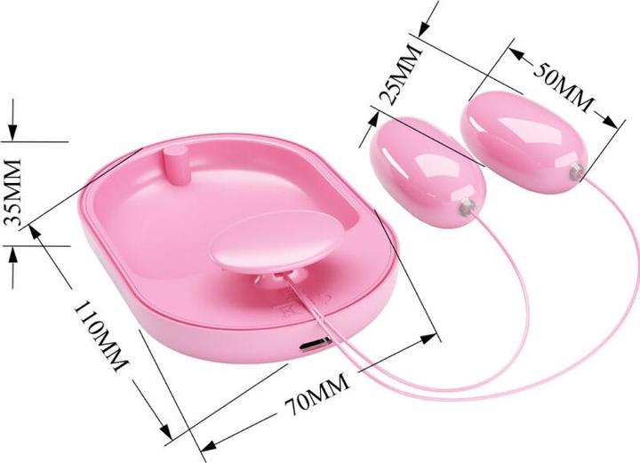 Image du produit Pretty Love Fun Box Rose Boule Vibrante