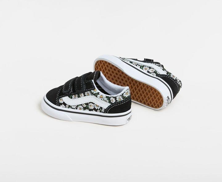 Produktbild Vans Old Skool V Daisies BLACK/WHITE (21.5)