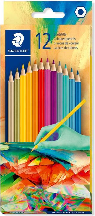Image du produit Staedtler Multiverse sechseckige Buntstifte 12 Farben (Multicolore, 12 x)