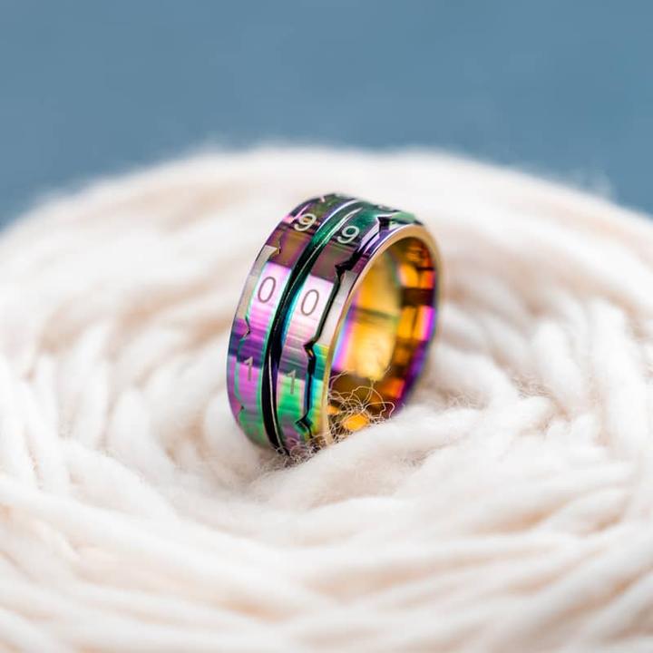 Produktbild Knitpro Reihenzähler Ringe Rainbow