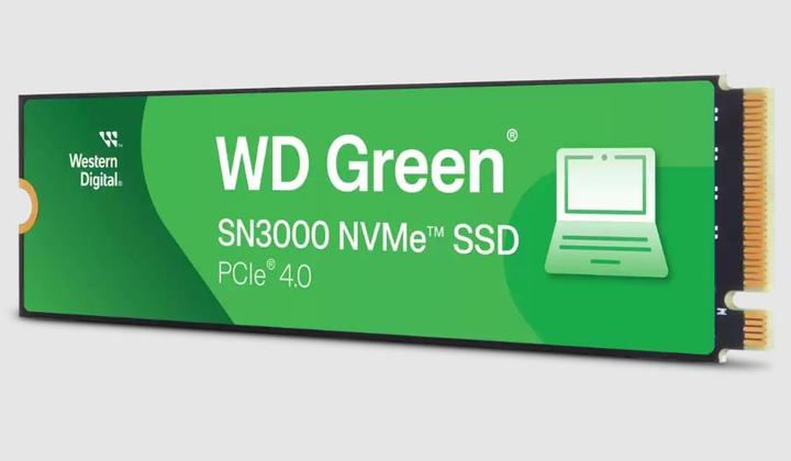 Actual product image WD Green SN3000 (500 GB, M.2 2280)