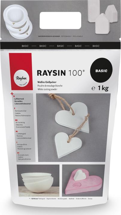 Actual product image Rayher Gie powder Raysin 100, white, bag