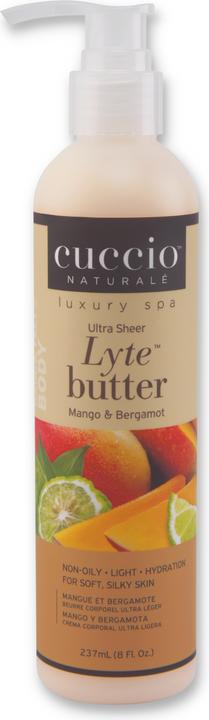 Immagine prodotto Cuccio Lyte Butter Lotion - Mango & Bergamot (Lozione corpo)