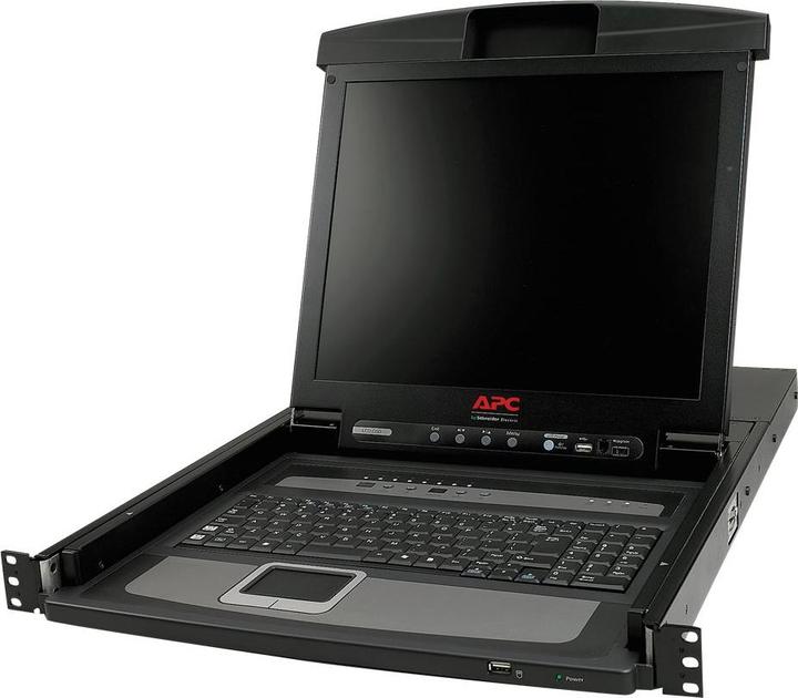 Produktbild APC 43.18 cm - 17 Z Rack LCD Console - US Tastatur - mit 8 Port Analog KVM Switch