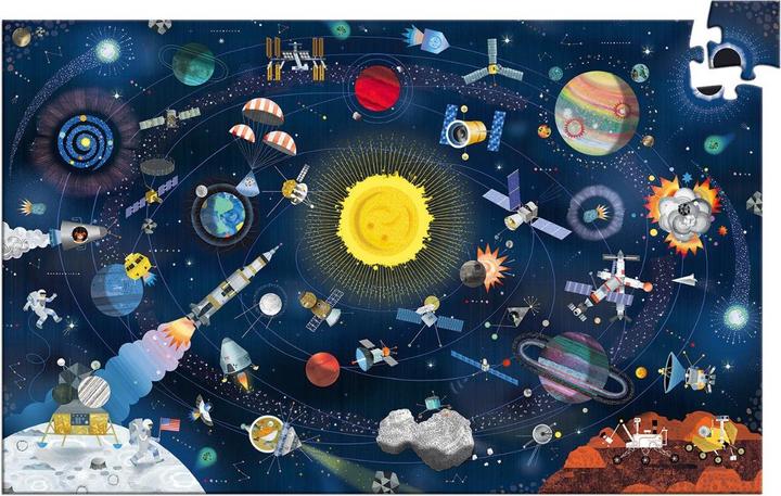Produktbild Djeco Puzzle Weltraum (200 Teile)
