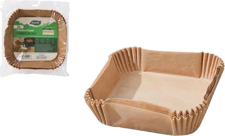 Actual product image Algon Essenstablett-Set Fritteuse ohne Öl 24 cm 20 Stücke (24 Stück)
