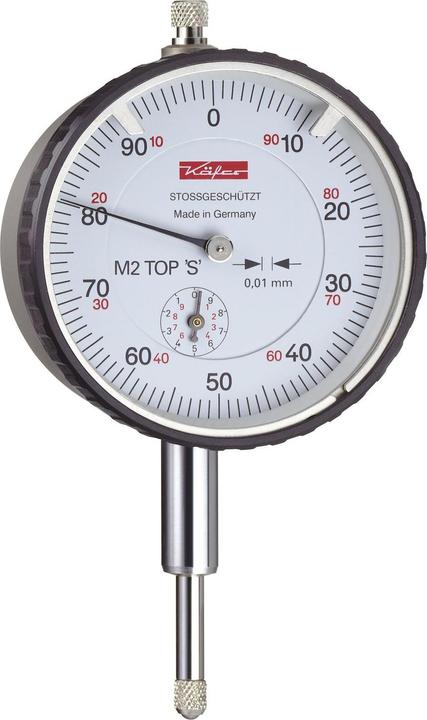 Produktbild Käfer Messuhr M2 Top S 10 mm Ablesung 0,01 mm mit Stossschutz (1 cm)