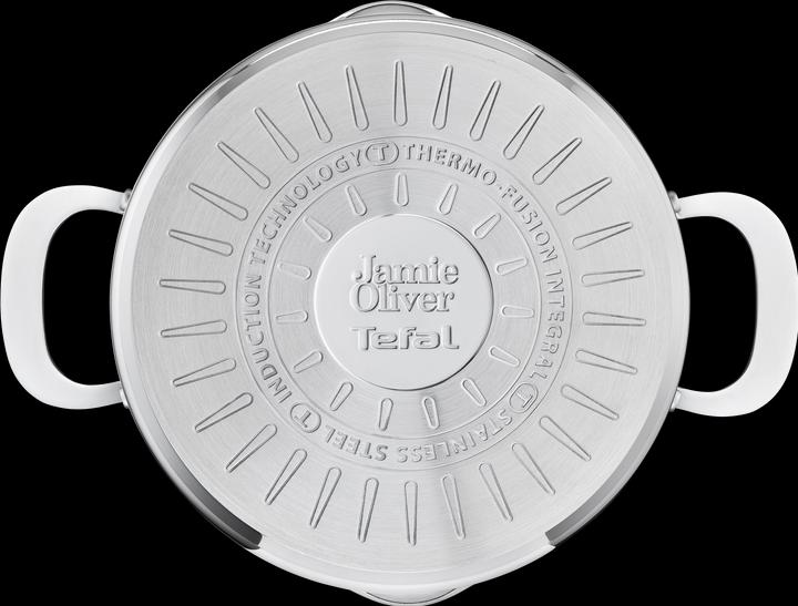 Actual product image Tefal Jamie Oliver Cook Smart 7 pcs (24 cm, Pan set + pot set, Stainless steel)