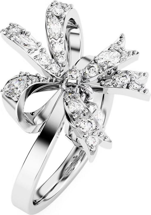 Produktbild Swarovski Volta Cocktail Ring Schleife Weiss (52)