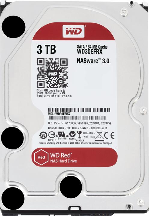 Actual product image WD Red Plus (3 TB, 3.5", CMR)