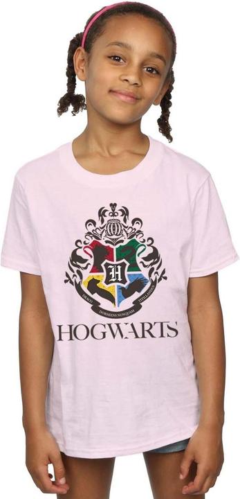Actual product image Girls Hogwarts Crest Cotton T-Shirt (152, 158)