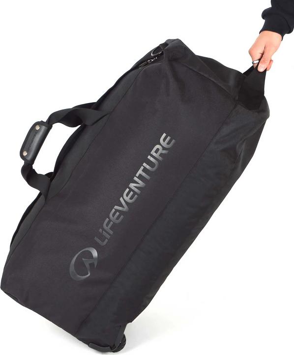 Immagine prodotto Lifeventure Expedition, borsone con ruote, 120 litri, base arrotolabile, nero (120 l)