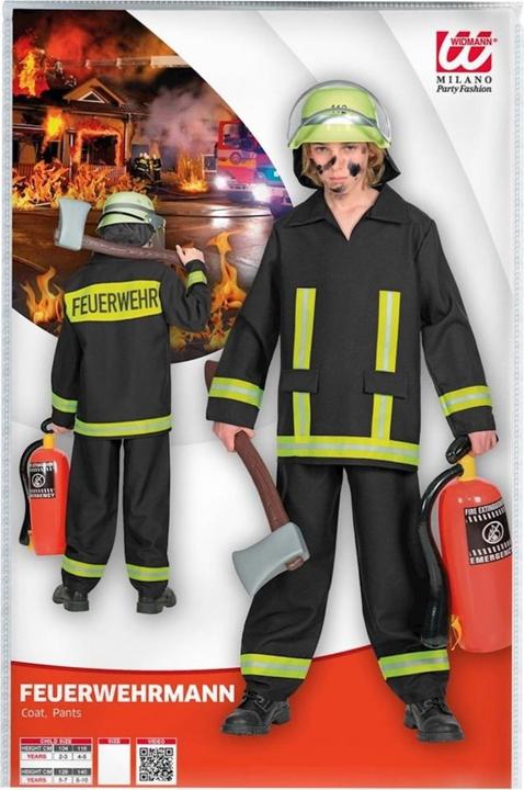 Produktbild Widmann Kostüm Feuerwehrmann (116)