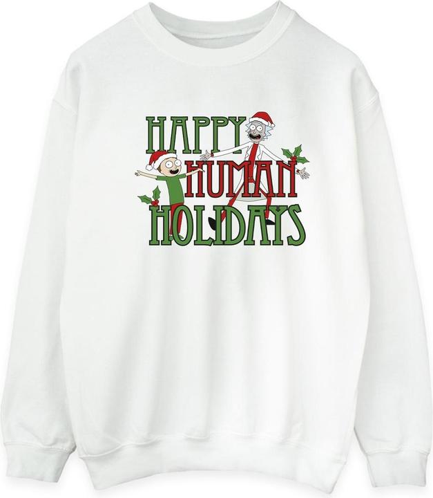 Image du produit Rick And Morty - Sweat HAPPY HUMAN HOLIDAYS - Homme (XL)