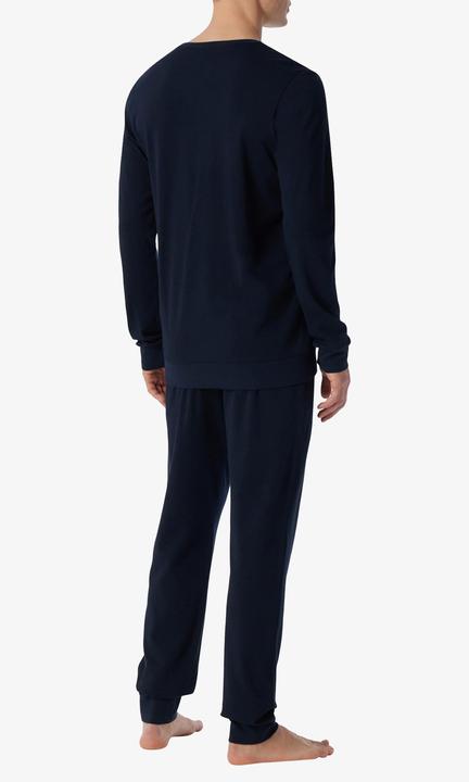 Produktbild Schiesser Pyjama "Fine Interlock" marine (XL)