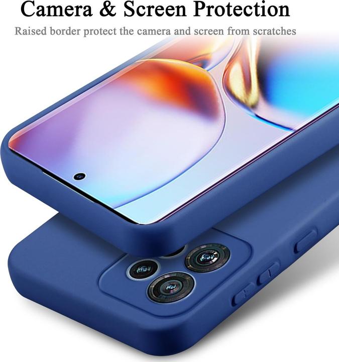 Actual product image Cadorabo Case for Motorola Edge 40 Pro TPU in liquid protection silicone design (Motorola Edge 40 Pro)