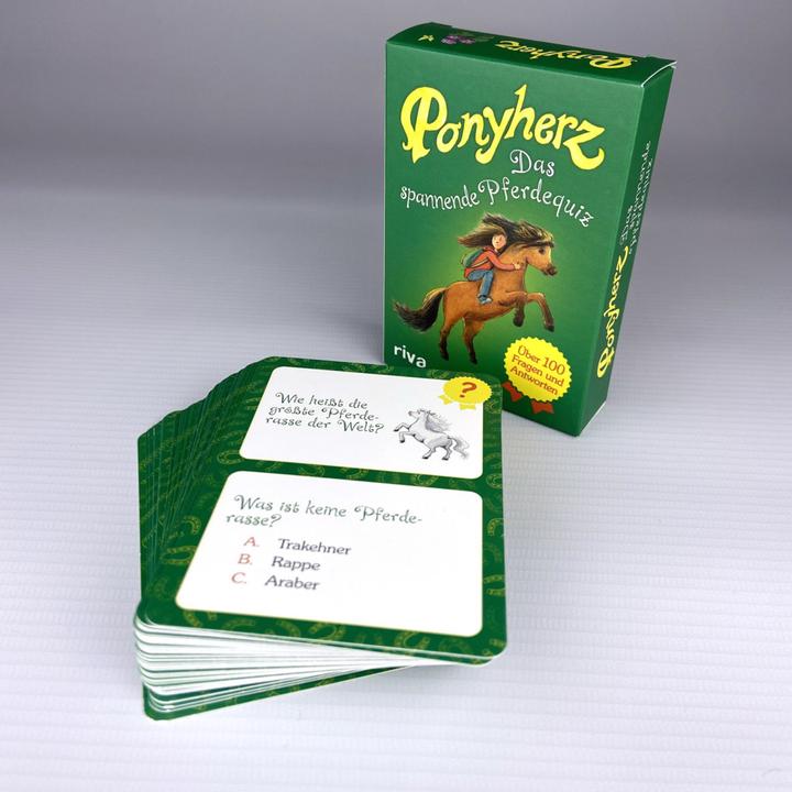 Immagine prodotto Ponyherz - Das spannende Pferdequiz (Tedesco)