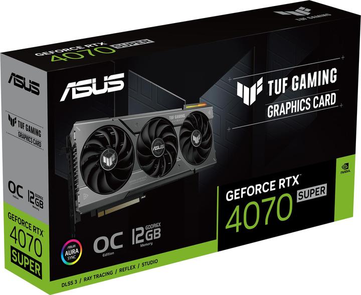 Image du produit ASUS TUF GeForce RTX 4070 SUPER OC Edition (12 Go)