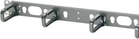 Produktbild Panduit CMPHF1, Black, 1U, 48.3 cm (19"), 483 mm, 87 mm, 44 mm