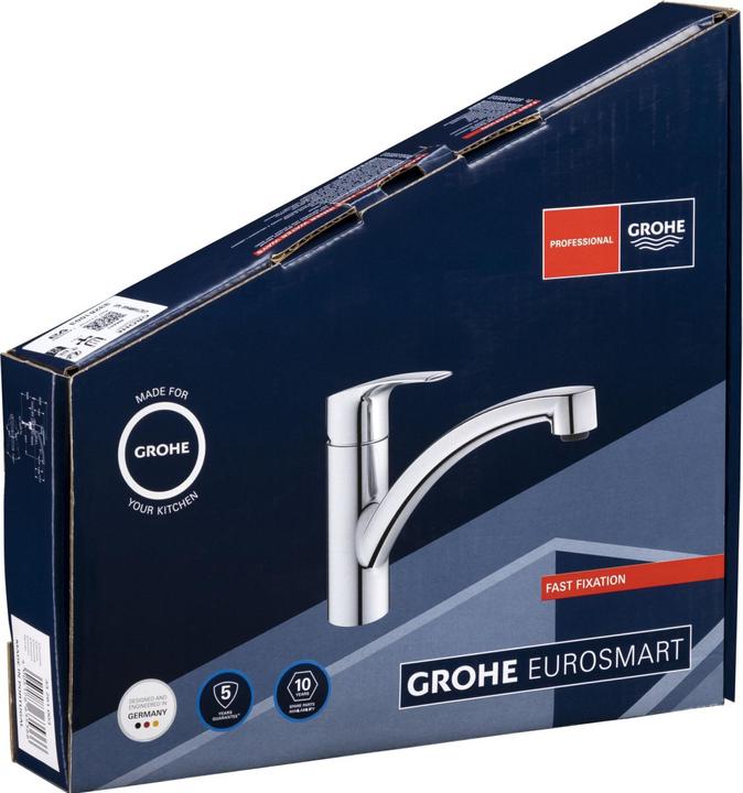 Produktbild Grohe Eurosmart Einhand-Spültischbatterie DN 15 1/2 Zoll - Chrom (33281003)