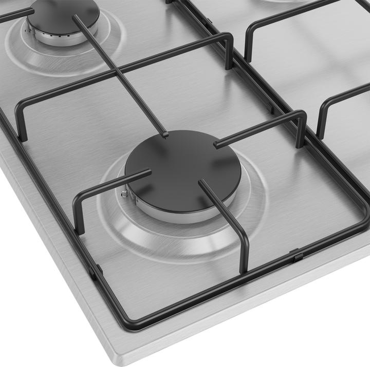 Produktbild Beko HIBG64120SX Kochfeld Edelstahl Integriert Gaskochfeld 4 Zone(n)