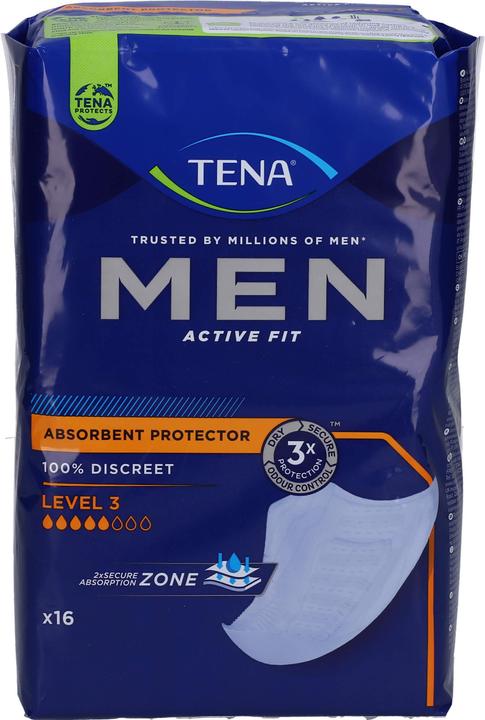 Tena MEN Einlagen bei BlasenInkontinenz Level 3 (16 x, Normal)