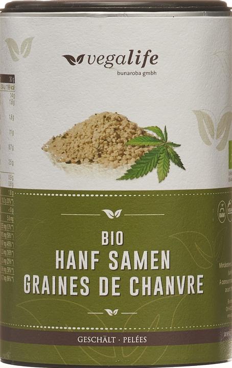 Produktbild vegalife Hanf Samen geschält (230 g)