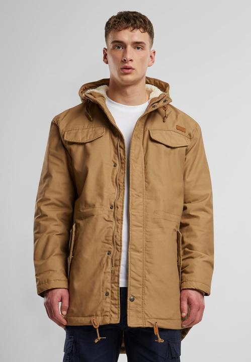 Actual product image Brandit Marsh Lake teddy parka size XXL colour camel (XXL)
