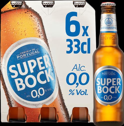 Immagine prodotto Super Bock 0,0 Scatola (6 x 33 cl)