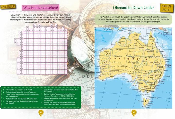 Image du produit Geografie Rätselbuch (Allemand, Philip Pine, 2023)