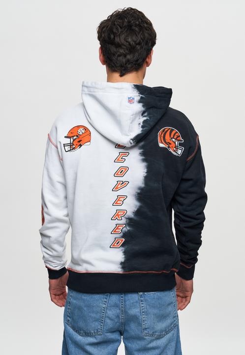 Actual product image Recovered Re:covered Fleece Hoody - INK DYE Cincinnati Bengals (L)