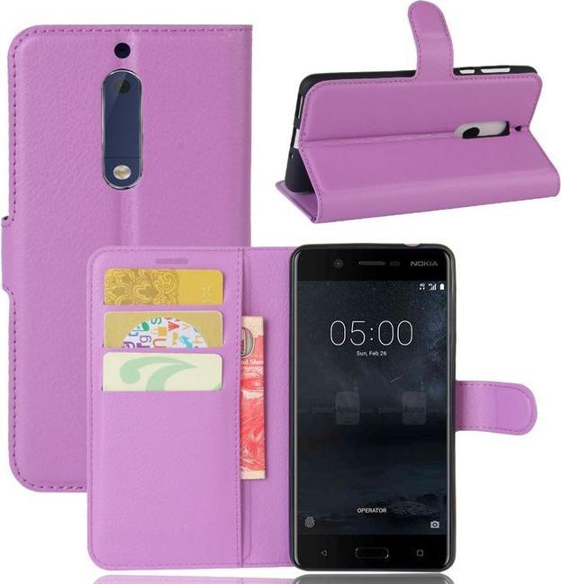 Actual product image MU Classic Litchi leather cover (Nokia 5)