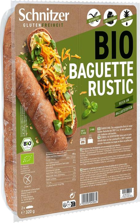 Image du produit Schnitzer Baguette de maïs bio sans gluten aux graines oléagineuses (320 g)