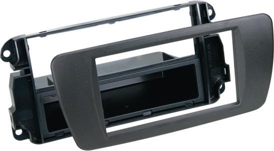 Image du produit ACV 281328-06-2 | Cache-radio Seat Ibiza, nit noir ( 2 DIN avec compartiment de rangement)