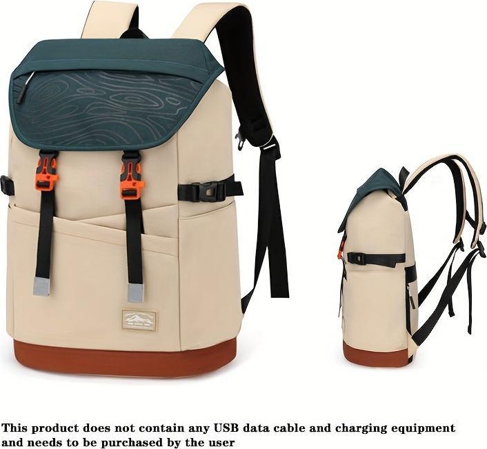 Immagine prodotto Only-Bags.Store Nylon Casual Travel Backpack - leicht, faltbar, mit verstellbaren Trägern, Reissverschluss