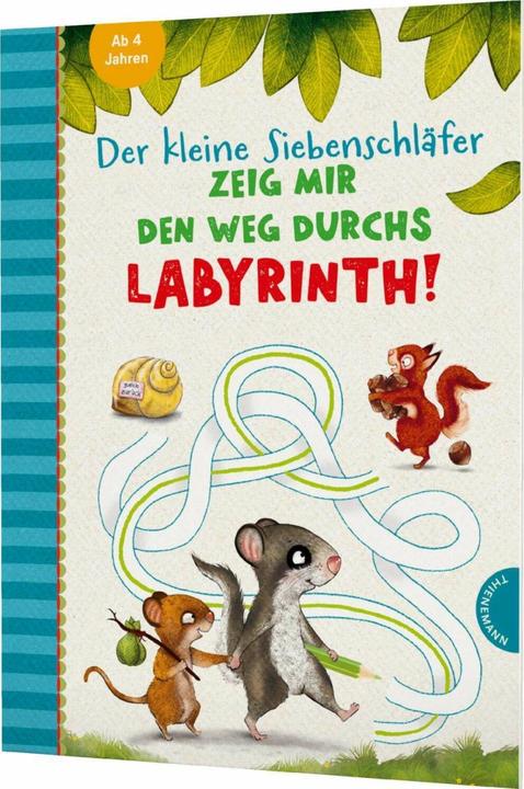 Immagine prodotto Der kleine Siebenschläfer: Zeig mir den Weg durchs Labyrinth! (Tedesco, Sabine Bohlmann, Scuole Kerstin, Christine Rechl, 2023)