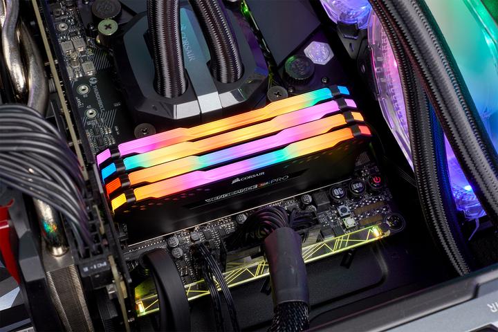 Actual product image Corsair Vengeance RGB Pro (4 x 16GB, 3200 MHz, DDR4-RAM, DIMM)