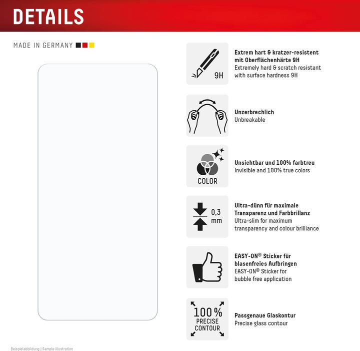 Image du produit Displex Smart Glass, Displayschutzfolie (1 pièce(s), Samsung Galaxy S25 Edge)