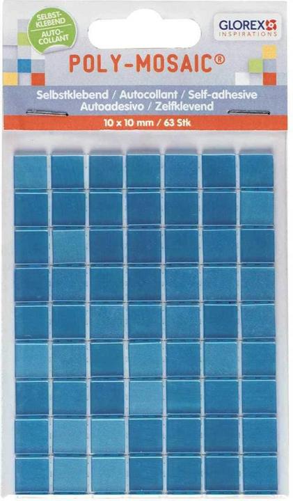 Produktbild Glorex Mosaiksteine selbstklebend hellblau