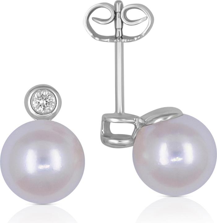 Image du produit Muau Boucles d'oreilles (750 Perle Akoya)