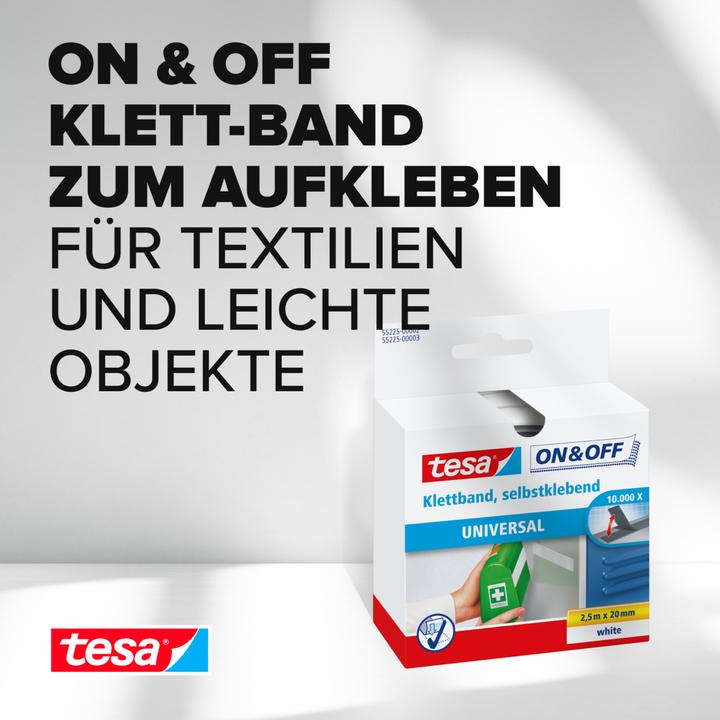 Image du produit tesa On Off Velcro (20 mm)