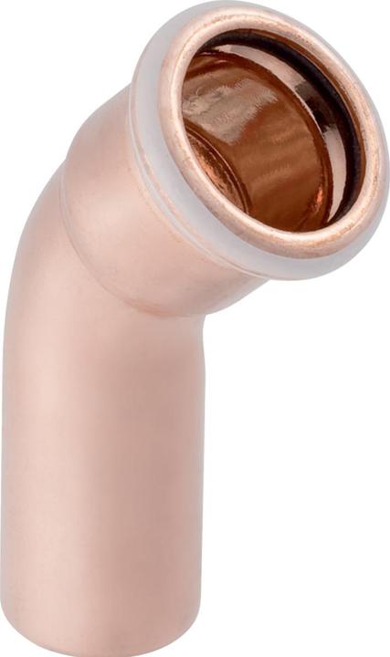 Actual product image Geberit Mapress copper single socket elbow 45 ° 42 mm (60707) (Angled connection)