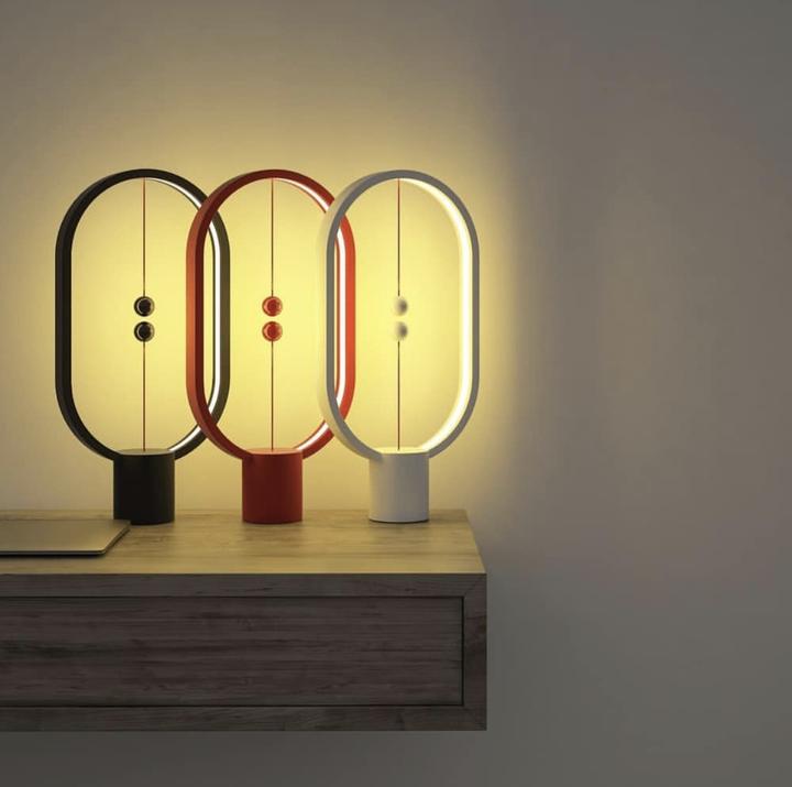 Image du produit Allocacoc Lampe de table Ellipse Heng Balance, blanc (300 lm)