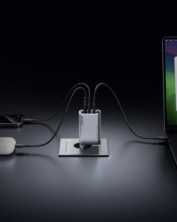 Actual product image Anker Prime Charger 100W 3 Ports GaN (100 W)