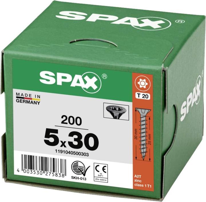 Produktbild Spax Spanplattenschrauben (200 Schrauben pro Stück)