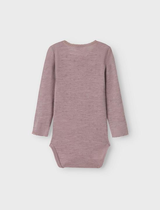 Actual product image Name it Nmfwang Wool Needle Ls Body Solid Noos (104)